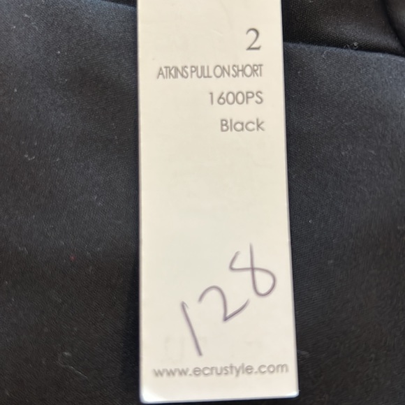 Ecru new with tags black dress shorts - Picture 5 of 11